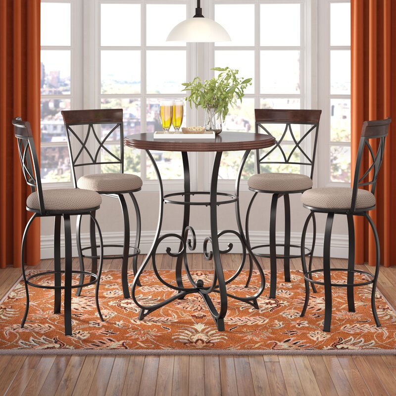 Andover Mills Steele Piece Pub Table Set Reviews Wayfair